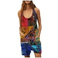 thumbnail image 1 of Xihbxyly Jumpsuits for Women Casual Womens Summer Casual Sleeveless Rompers Loose Spaghetti Strap Shorts Jumpsuit Linen Scoop Neck Wide Leg Jumpsuit with Pockets, 1 of 4