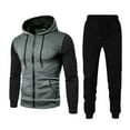 thumbnail image 1 of Xihbxyly Men's Sweat Suits Two-piece Men's Winter Sports Casual Fitness Suit With Dots Hoodie Sweatshirt And Pants Two-piece Suit Sportswear Suit, 1 of 4