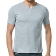 thumbnail image 1 of Xihbxyly Men's T-Shirts Workout Shirt Crew Neck Short Sleeve Workout Shirts Oversized Tshirts for Men Solid Regular Fit Casual Tops Stylish for Men, 1 of 7