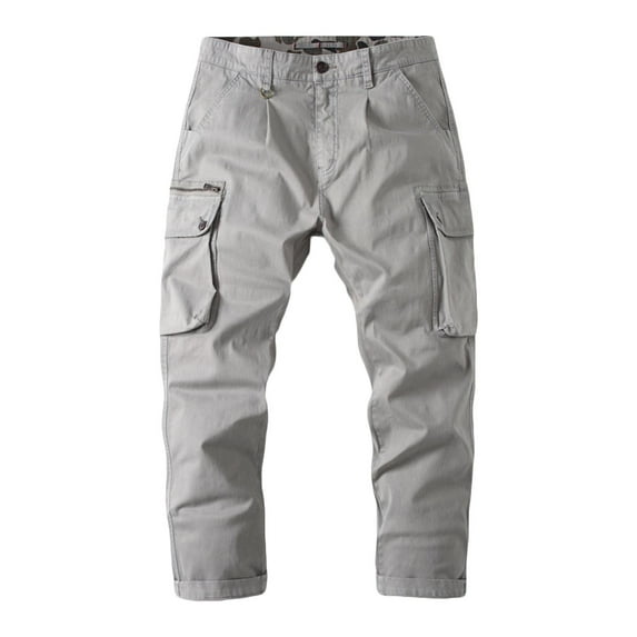 Xihbxyly Mens Pants Elastic Waist Casual Jeans Fashion Pocket Trend Men's Micro Elastic Slim Men's Jeans Overalls Black Dress Pants Men Long Pants Trousers Pants