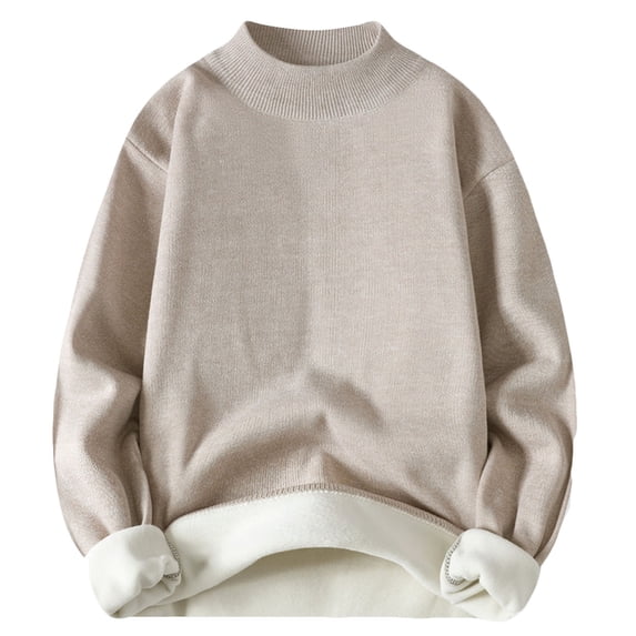 Xihbxyly Mens Pullover Sweaters Dressy Men Crewneck Sweater Pullover Knit Long Sleeve Casual Slim Fit Sweater Stretchy Sweater Big and Tall Sweaters