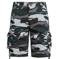 thumbnail image 1 of Xihbxyly Mens Shorts Cargo Shorts for Men, Cargo Shorts for Men Stretch Waist Cotton Hiking Short Casual Solid Zipper Button Pockets Cropped Cargo Shorts, 1 of 6