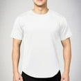 thumbnail image 1 of Xihbxyly Mens T-Shirts Comfortable T-Shirt Crew Neck Short Sleeve Pus Size Tops Mens Dress Shirts Solid Slim Fit Casual Tops Trendy for Traveling, 1 of 7