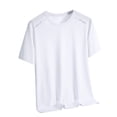 thumbnail image 1 of Xihbxyly Oversized Tshirts for Men Comfortable T-Shirt Crew Neck Short Sleeve Pus Size Tops Oversized Tshirts for Men Solid Regular Fit Tops Casual Stylish Simple for Outdoor, 1 of 3