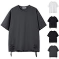 thumbnail image 1 of Xihbxyly Oversized Tshirts for Men Stretch Classic Tshirts Crew Neck Short Sleeve Quick Dry T Shirt Oversized Tshirts for Men Solid Slim Fit Mens Dress Shirts Trendy for Casual Wear, 1 of 4