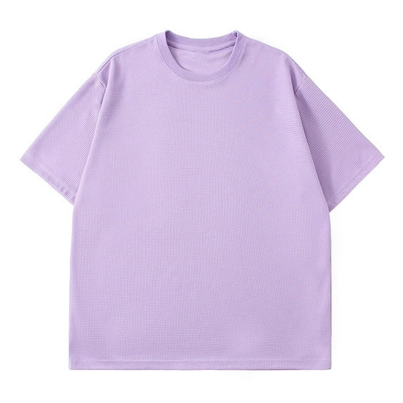 Xihbxyly Oversized Tshirts for Men Regular-Fit Crew Neck Short Sleeve Pus Size Tops Mens Casual Shirts Solid Loose Fit Casual Tops Loose for Outdoor