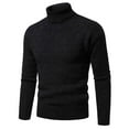 thumbnail image 1 of Xihbxyly Pullover Sweaters for Men Men's Fashion and Winter Sweater Pullover Bottom Knit Color Blocking Men's Sweater Big and Tall Sweaters, 1 of 7