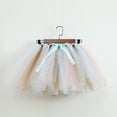 thumbnail image 1 of Xihbxyly Skorts Skirts for Girls Toddler Baby Girls Cute Multicolour Net Yarn Princess Skirt Multi-color Bow Skirt, 1 of 3