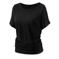 thumbnail image 1 of Xihbxyly Summer Tunic Tops for Women 2025 Women's T Shirts Short Sleeve Tees Graphic Loose Summer Tops Shirts for Women Casual Crew Neck Tops Trendy Lightweight Soft Plus Size Tops, 1 of 6