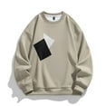 thumbnail image 1 of Xihbxyly Sweat Shirts Men Mens Round Neck Sweatshirt Casual Long Sleeve Pullover Sweatshirt Printing Fashion Sweatshirt Pullover Tops Big and Tall Sweatshirt, 1 of 4