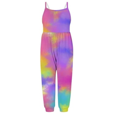 Xihbxyly Toddler Girl Jumpsuit Romper, Toddler Baby Girl Jumpsuit Romper with Pocket Sleeveless Playsuit Strap Cute Halter Jumpsuits Summer Outfits Clothes