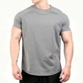 thumbnail image 1 of Xihbxyly Top for Men Regular-Fit Crew Neck Short Sleeve Classic Tshirts Mens Dress Shirts Solid Loose Fit Casual Tops Loose for Running, 1 of 6