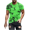 thumbnail image 1 of Xihbxyly Tshirts Shirts for Men, Men's Crew Neck Shirts Printing Fitness Sports Shorts Sleeves T Shirt Blouse Pullover Comfy Printed Slim Fit Tees Mens Big and Tall Shirts, 1 of 5