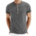 thumbnail image 1 of Xihbxyly Tshirts Shirts for Men Quick Dry Gym Tshirts Crew Neck Short Sleeve Workout Shirts Oversized Tshirts for Men Solid Regular Fit Oversized Tshirts for Men Simple for Men, 1 of 2