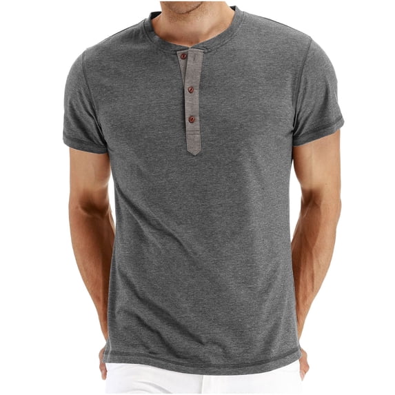 Xihbxyly Tshirts Shirts for Men Quick Dry Gym Tshirts Crew Neck Short Sleeve Workout Shirts Oversized Tshirts for Men Solid Regular Fit Oversized Tshirts for Men Simple for Men