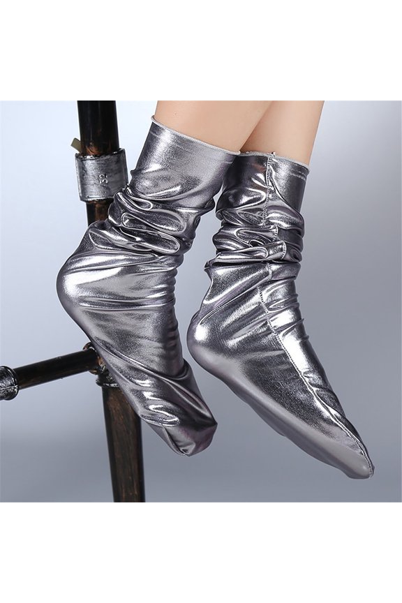 Womens Socks Ankle Women Men Casual Work Business Reflective Solid Fashion Sock Comfortable 1PC