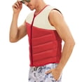 thumbnail image 1 of Xijirk Adult Kids Life Vest High Buoyancy Portable Swim Jacket with Adjustable Fit Adult Kids Swim Jacket for Boating Fishing Water Sports,Red,XL, 1 of 7