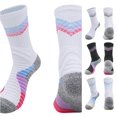 thumbnail image 1 of Xijirk Athletic Crew Socks Cushioned Arch Support Running Sports Socks Size:M, 1 of 5