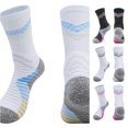 thumbnail image 1 of Xijirk Athletic Crew Socks Cushioned Arch Support Running Sports Socks Size:M, 1 of 5