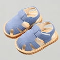 thumbnail image 1 of Xijirk Baby Closed Toe Casual Sandals Soft Sole Walking Footwear for Toddler Daily Wear,15-18 Months, 1 of 9