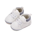 thumbnail image 1 of Xijirk Baby Double Hook-and-Loop Sneakers Breathable Grip-Sole Shoes for Boys & Girls for Indoor & Outdoor Play,12, 1 of 7