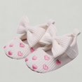 thumbnail image 1 of Xijirk Baby Girls Mary Jane Shoes Heart Embroider Bowknot Shoes Toddler Sandals Daily Shoes,12-18 Months, 1 of 5