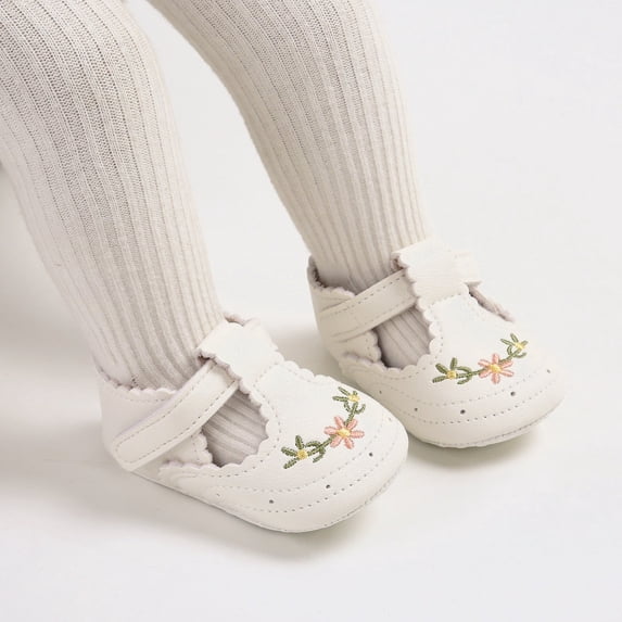 Xijirk Baby Girls Soft Sole Sandals Comfortable First Walking Shoes for Summer Daily Wear,6-12 Months