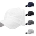 thumbnail image 1 of Xijirk Baseball Cap Perforated Breathable Curved Brim Sport Hat for Running Outdoor Daily Wear,White,One Size, 1 of 3