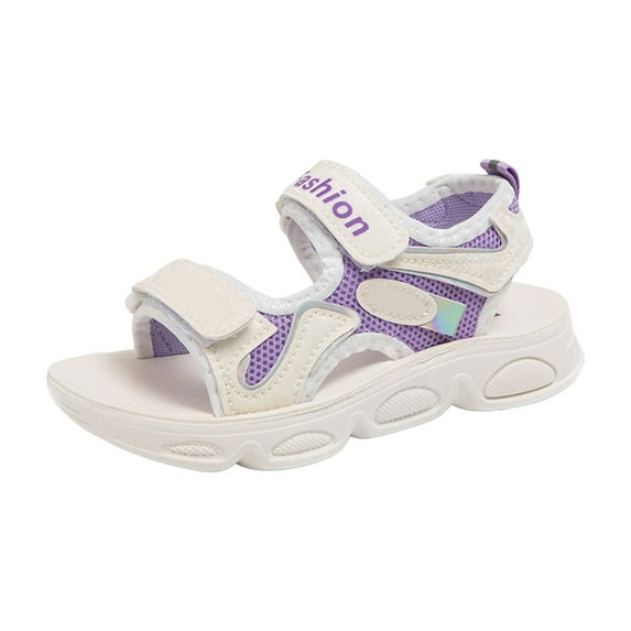 Xijirk Big Girls Sandals Comfortable Thick Soled Sandals Outdoor Beach Princess Casual Sandals,Size 12