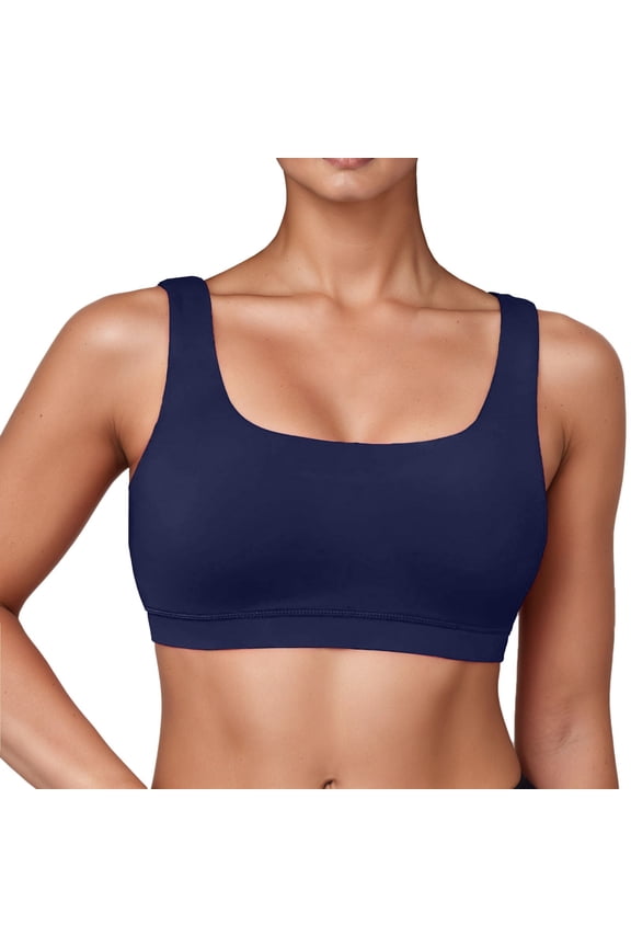 Bikini Sets for Women,Sports Bra Swimsuit with Bathing Bra Bikini Top Neck Design for Beach and Pool Swimwear,Womens Bikini,Navy,M