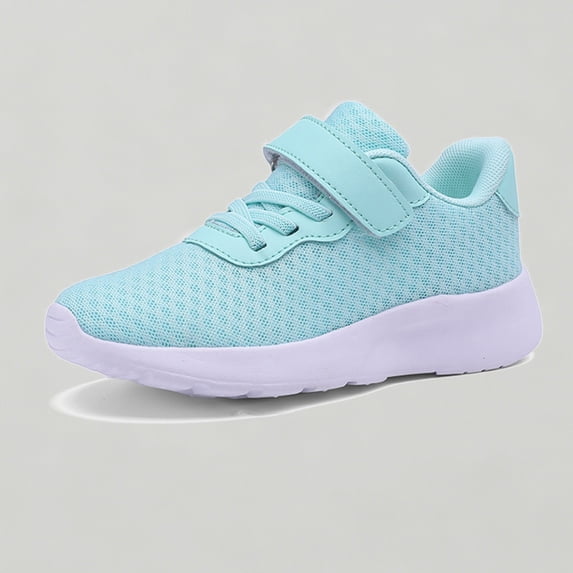 Xijirk Boys Girls Sneakers Kids Lightweight Breathable Strap Athletic Running Shoes for Daily Casual Outing,12-12.5 Years