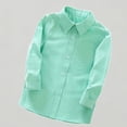 thumbnail image 1 of Xijirk Boys Long Sleeve Performance Dress Shirt Classic Fit Comfortable Formal Top for Party Wedding Ceremony,4-5 Years, 1 of 4