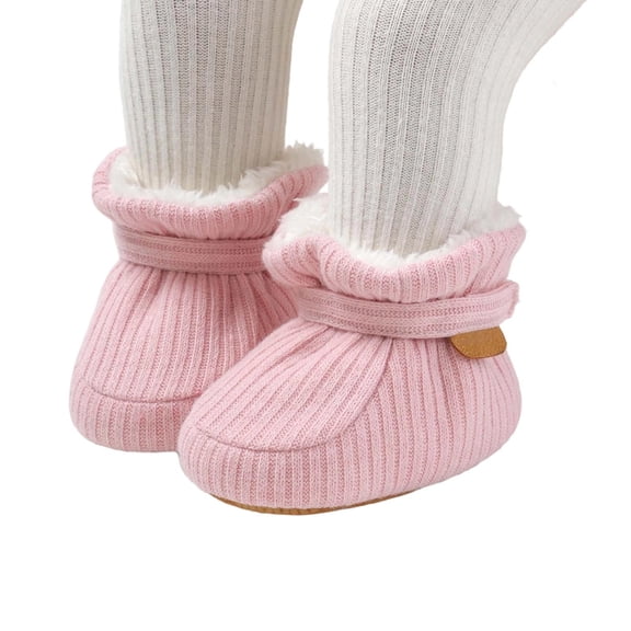 Xijirk Boys Shoes,Baby Sneakers Soft Breathable Design Easy Hook and Loop Closure Flexible Sole First Walking Shoes for with Non Comfort Everyday Wear,Toddler Shoes,Pink,4