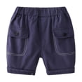 thumbnail image 1 of Xijirk Boys Shorts,Summer Play Shorts with Cute Cartoon Prints Comfortable Elastic Waist for Toddlers and Kids,Navy,2-3 Years, 1 of 9