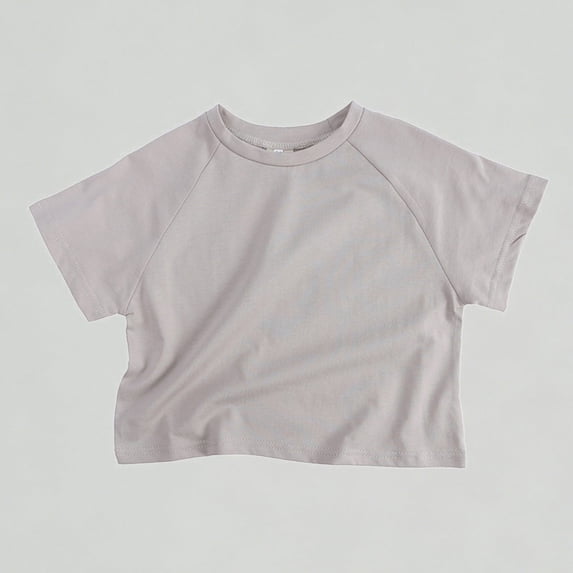 Xijirk Boys T Shirts Classic Loose Fit Short Sleeve Basic Tee for Toddler and Kids Soft Comfortable Casual Top,12-24 Months