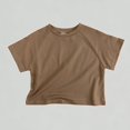 thumbnail image 1 of Xijirk Boys T Shirts Classic Loose Fit Short Sleeve Basic Tee for Toddler and Kids Soft Comfortable Casual Top,12-24 Months, 1 of 8