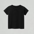 thumbnail image 1 of Xijirk Boys T Shirts Kids Basic Short Sleeve T-Shirt Solid Casual Tee for Toddler Boys or Girls Summer Everyday Wear,2 Years, 1 of 3