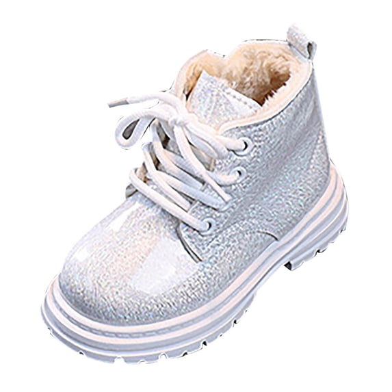 Xijirk Girls Bright Mesh Lace Boots Side Zip Non Breathable Boots,Size 9