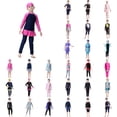 thumbnail image 1 of Xijirk Girls Full Coverage Swimwear Set Long Sleeve Top with Skirt Overlay and Matching Pants Beach & Pool Wear,12-13 Years, 1 of 9