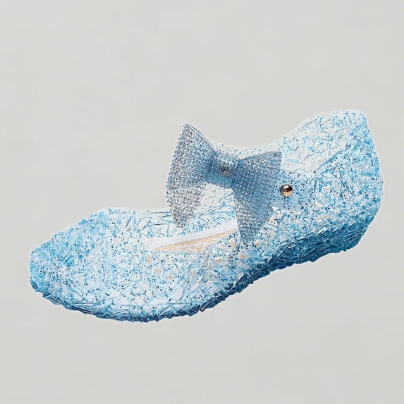 Xijirk Girls Jelly Shoes Birthday Sandals for Girls Toddler Glitter Sandals Dress Sandals,9.5-10 Years
