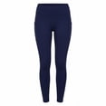 thumbnail image 1 of Xijirk Girls Pants,High Waisted Yoga Pants for Girls Solid Color Soft Stretchy Workout Leggings Comfortable Athletic Playwear,Navy,6-7 Years, 1 of 2