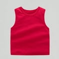 thumbnail image 1 of Xijirk Girls Racerback Dance Tank Top Sleeveless Crop Top for Ballet Gymnastics Sports Performance,12-18 Months, 1 of 3