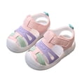 thumbnail image 1 of Xijirk Girls Sandals,Summer Shoes Sports Sandals for Casual Outdoor Activities and Play Comfortable and Supportive Design,Toddler Sandals,Pink,6, 1 of 5