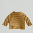thumbnail image 1 of Xijirk Girls Shirts Striped Long Sleeve Casual Tee for Kids Comfortable Blend Top Playful Everyday Shirt,6-8 Years, 1 of 7