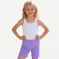 thumbnail image 1 of Xijirk Girls Shorts Soft Leggings Playwear Layering Underwear Pants Cycling Summer Everyday Stretchy Elastic,12-18 Months, 1 of 4
