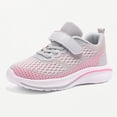 thumbnail image 1 of Xijirk Girls Sneakers Fashion Mesh Running Sneakers Comfortable Lace-Up Casual Shoes for Kids,8-9 Years, 1 of 9