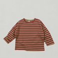 thumbnail image 1 of Xijirk Kids Striped Long Sleeve T-Shirt Crew Neck Casual Top for Boys & Girls,3-5 Years, 1 of 7