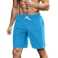 thumbnail image 1 of Xijirk Men Swim Trunks,5'' Athletic Running Shorts With Pockets Lightweight Elastic Waist Gym Workout Summer Beach Boardshorts For Daily Sports,Mens Swim Shorts,M, 1 of 4