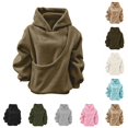 thumbnail image 1 of Xijirk Mens Sherpa Pet Pouch Hoodie with Diagonal Zipper Pet Carrier Pocket for Small Dogs Cats Daily Walks Cold Weather Outdoor Activities,Bronze,3XL, 1 of 7