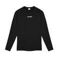 thumbnail image 1 of Xijirk Mens Shirts,Athletic Slim Fit Stretch Long Sleeve T Shirt with Graphic Print for Bodybuilding Sports Casual Wear Comfortable Base Top,Shirts for Men,Black,M, 1 of 3
